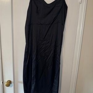 Abercrombie & Fitch Black Midi Dress